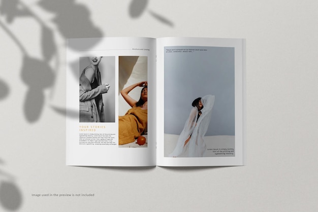 Magazine and catalog mockup