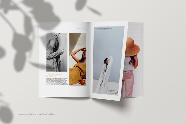 Magazine and catalog mockup