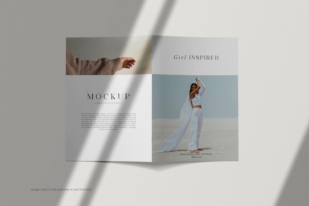 Magazine and catalog mockup