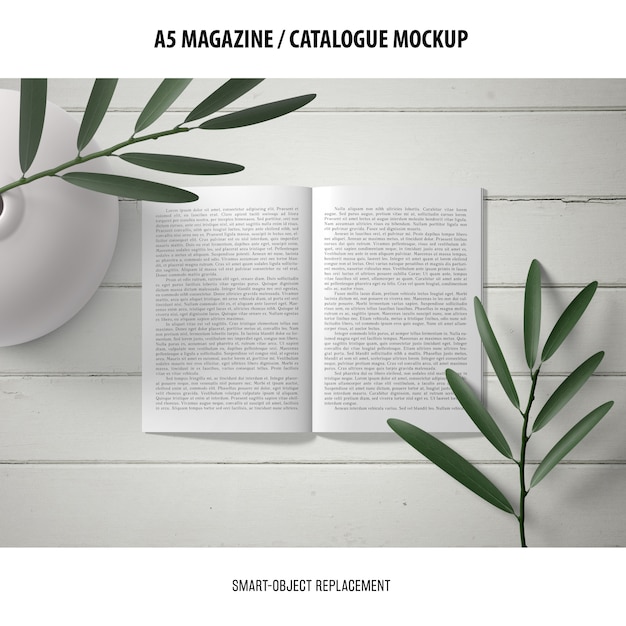  Magazine Catalogue Mockup