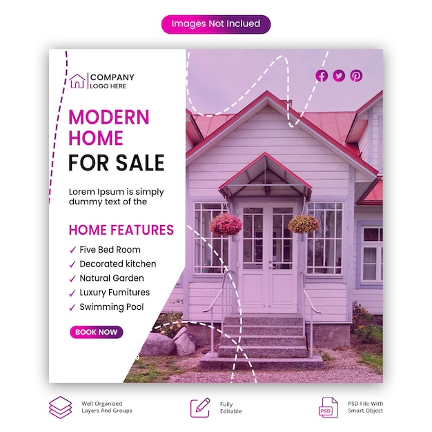 a magazine cover for modern home for sale