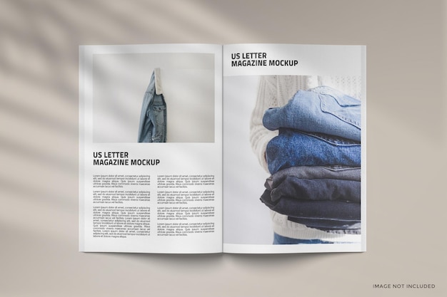 Magazine mockup design