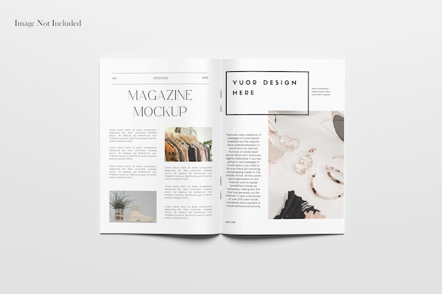 PSD magazine mockup