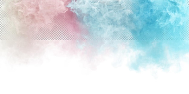 Magic pastel color smoke clouds 3D render abstract background