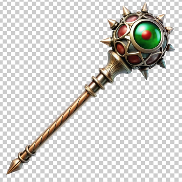 PSD magic wizard staff transparent background