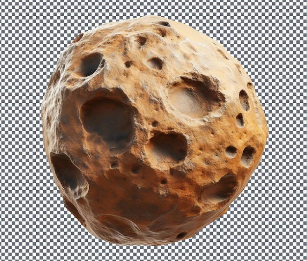 PSD magnificent asteroid apricot isolated on transparent background