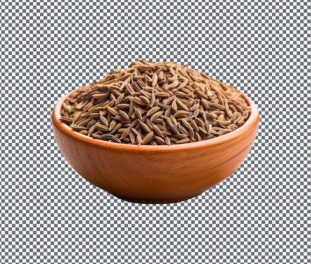 Magnificent Caraway Seeds isolated on transparent background