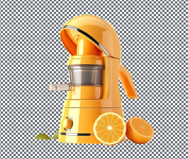 PSD magnificent citrus juicer isolated on transparent background