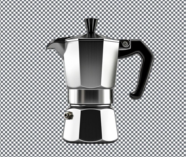 PSD magnificent coffee maker isolated on transparent background