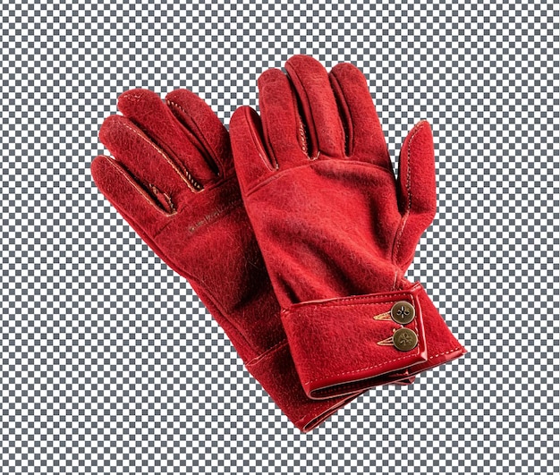 PSD magnificent couples monogrammed travel gloves isolated on transparent background