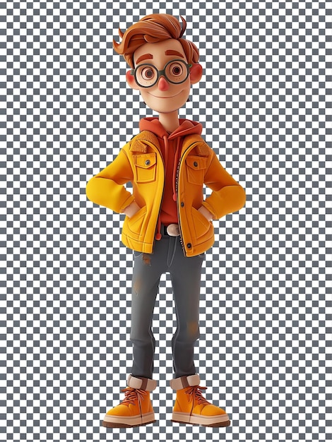 PSD magnificent dean venture isolated on transparent background