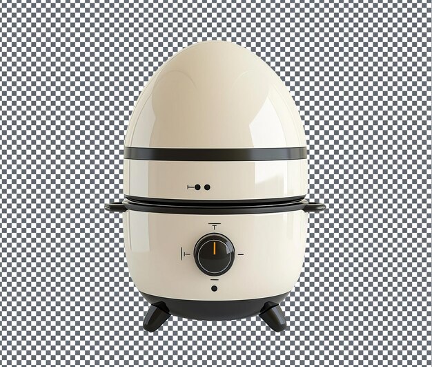 PSD magnificent egg cooker isolated on transparent background