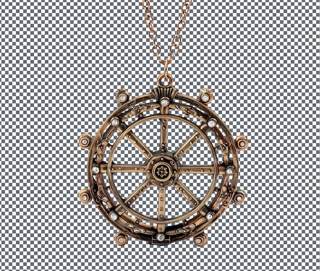 Magnificent Ferris Wheel Necklace isolated on transparent background