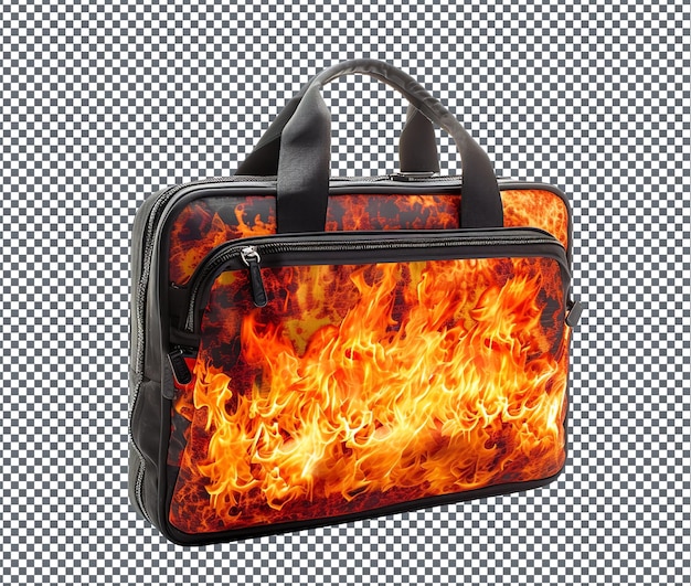 Magnificent Fire resistant Laptop Bag isolated on transparent background