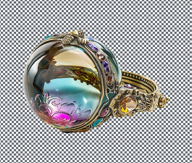 Magnificent Fortune Teller Crystal Bracelet isolated on transparent background