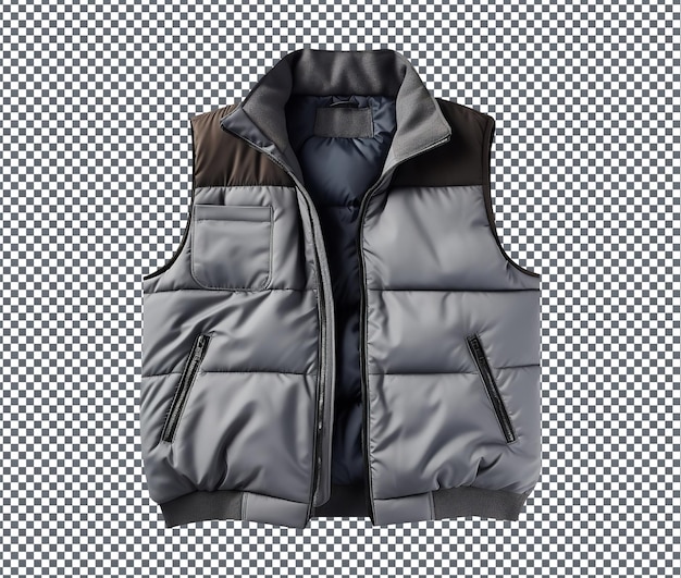 PSD magnificent gilet jacket isolated on transparent background