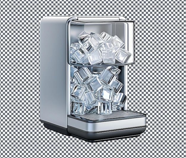 PSD magnificent ice maker isolated on transparent background