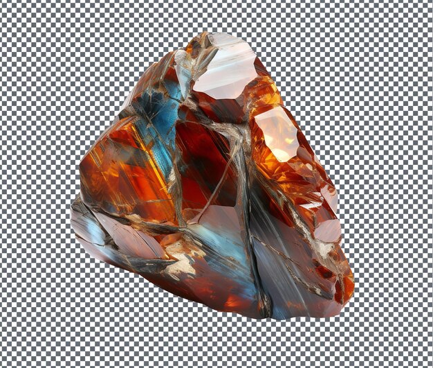 PSD magnificent pietersite isolated on transparent background