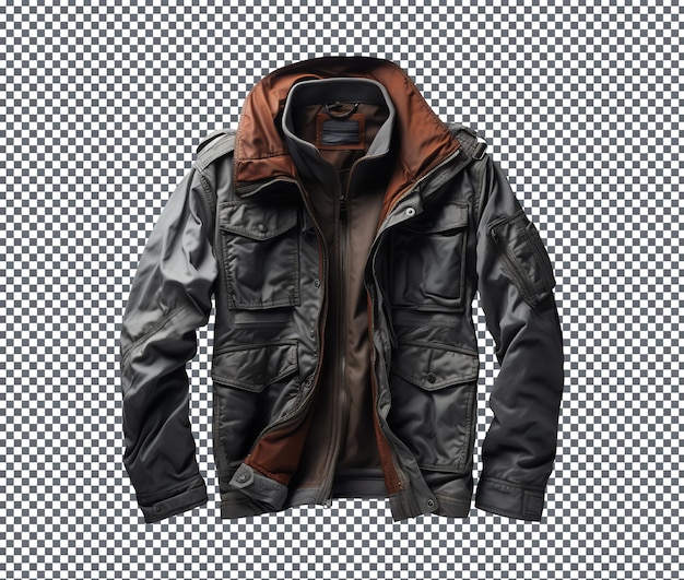 PSD magnificent travel jacket isolated on transparent background