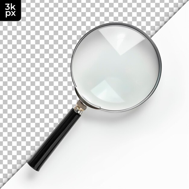 Magnifying Glass Isolated on Transparent Background