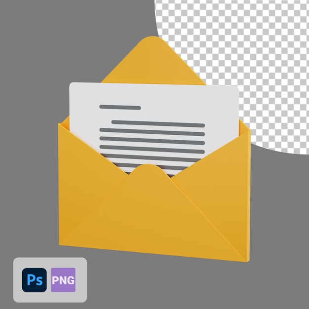 Mail 3d icon