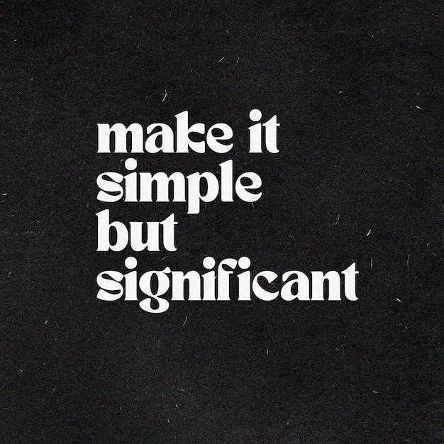 Make It Simple But Significant Typography Design for Social Media Instagram Post