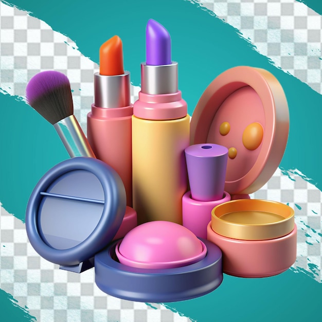 makeup accessories background