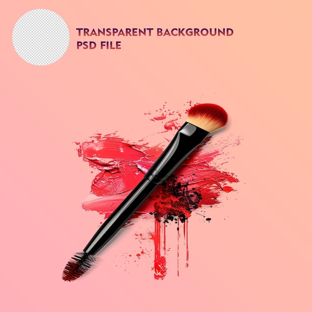 PSD makeup cosmetics products transparent background psd file