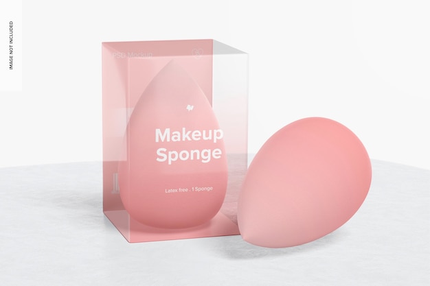 Makeup Sponges Mockup