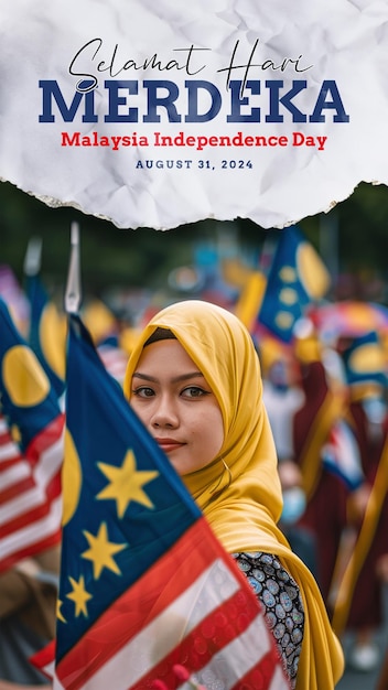 PSD malaysia independence day template poster