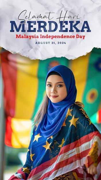 malaysia independence day template poster