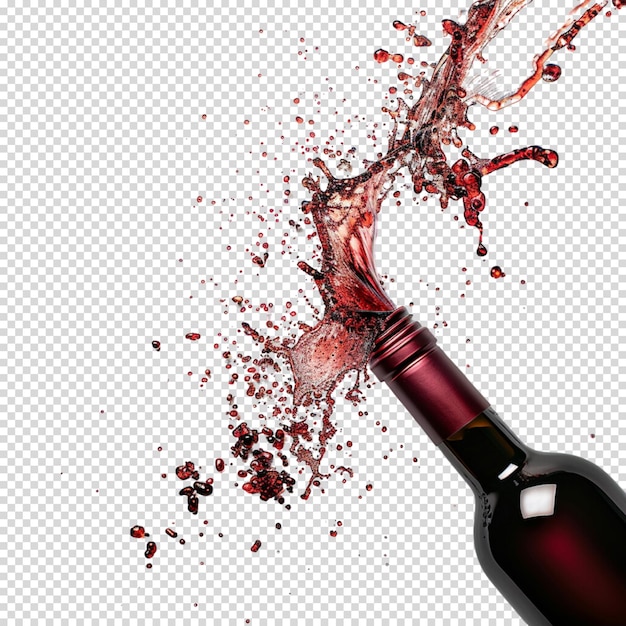 Malbec world day and Wine isolated on transparent background