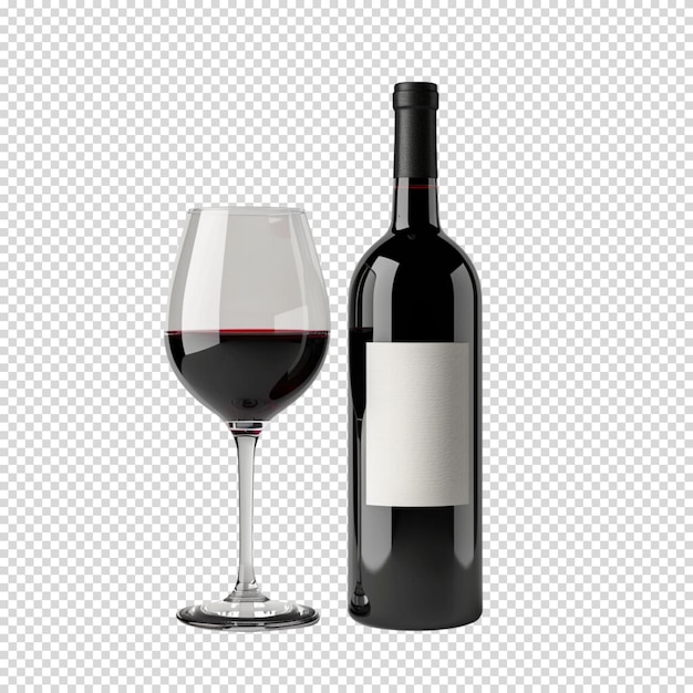 Malbec world day and Wine isolated on transparent background