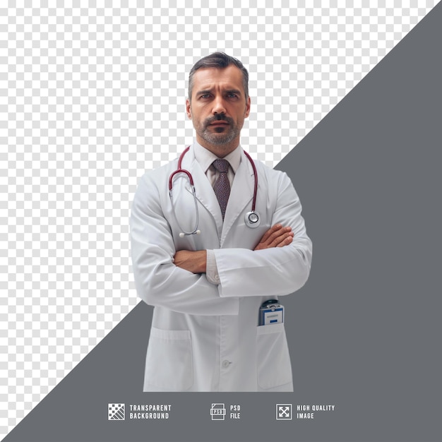 a male doctor without begrond hd quality