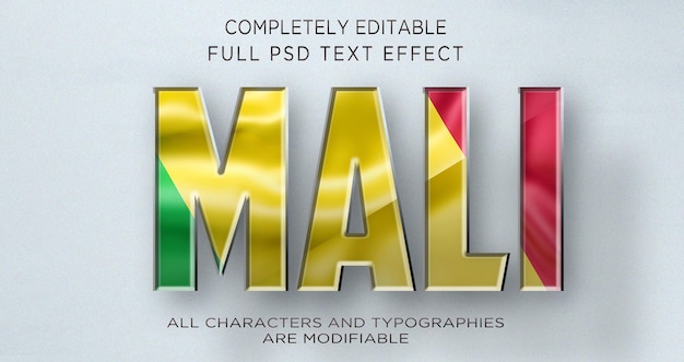 MALI TEXT EFFECT