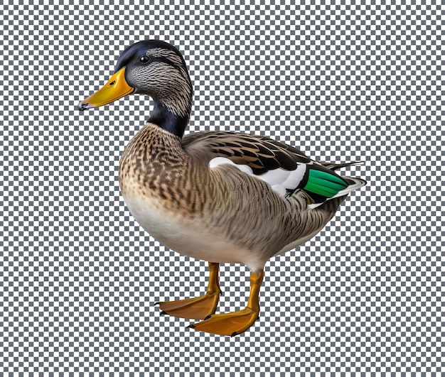 Mallard Duck isolated on transparent background