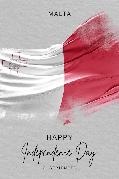 PSD malta independence day social media post banner poster template