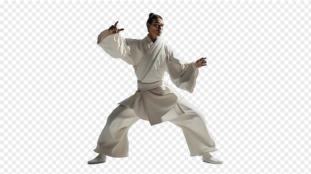 a man in a kimono with the word karate on it