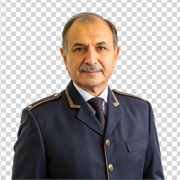 A man principal isolated on transparent background