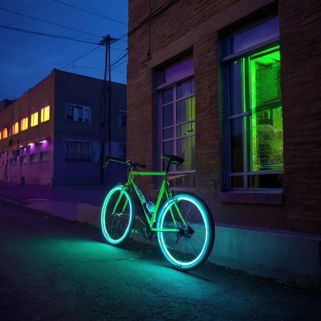 a man riding a bike in a tunnel with a light and on the right