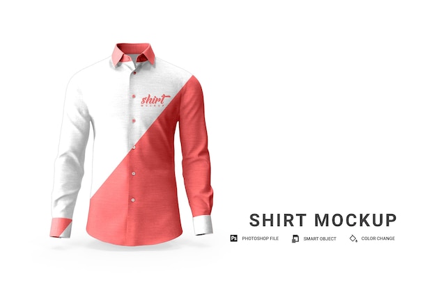 Man shirt realistic mockup