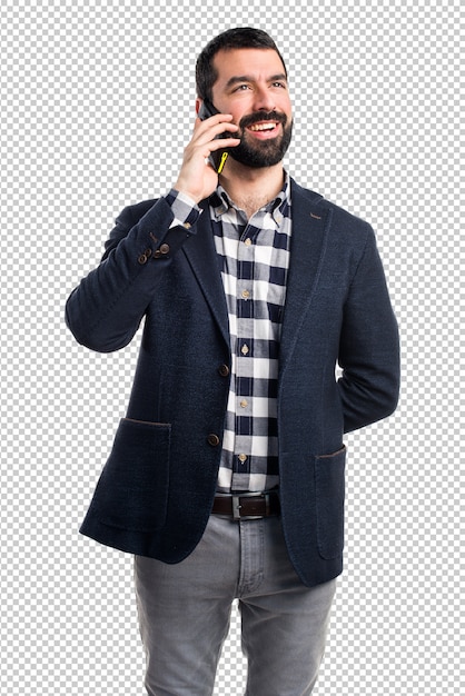 Man talking to mobile