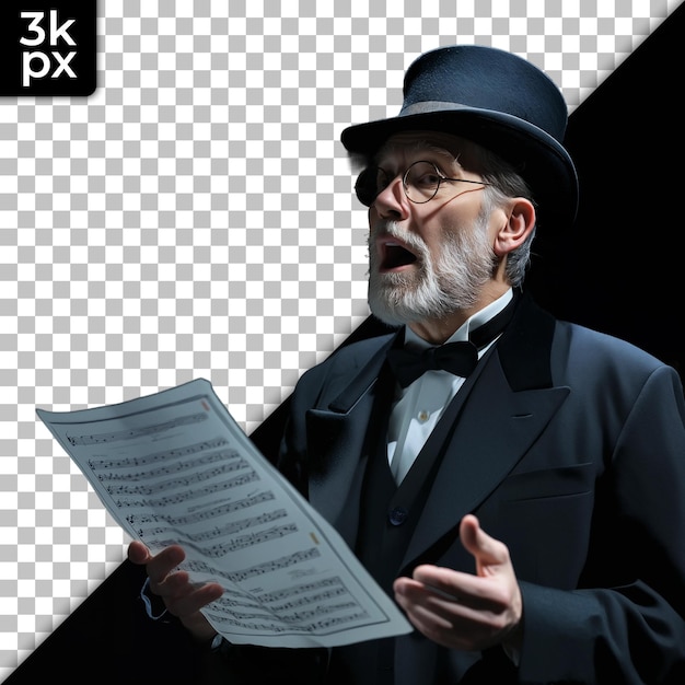 a man in a tuxedo is standing in front of a black background with a copy of the x - x