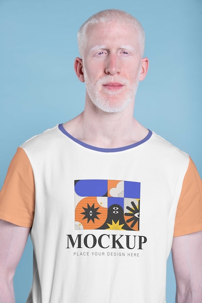 Man wearing shirt mock-up