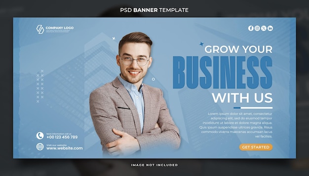 Manage Your Business Banner Template