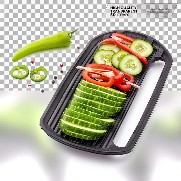 PSD mandoline on transparent background