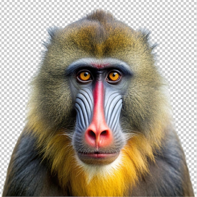 PSD mandrill transparent background