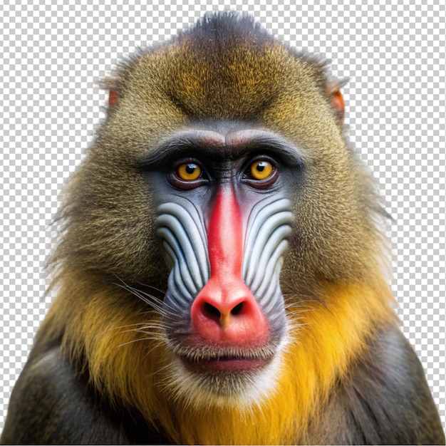 PSD mandrill transparent background