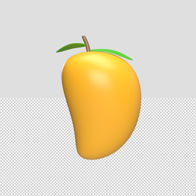 Mango 3d render illustration