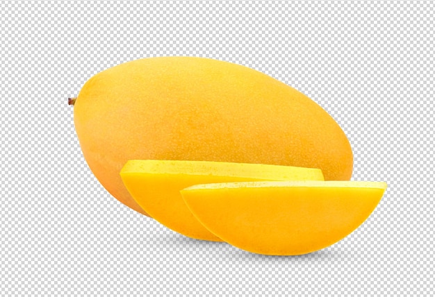 Mango isolated on alpha layer